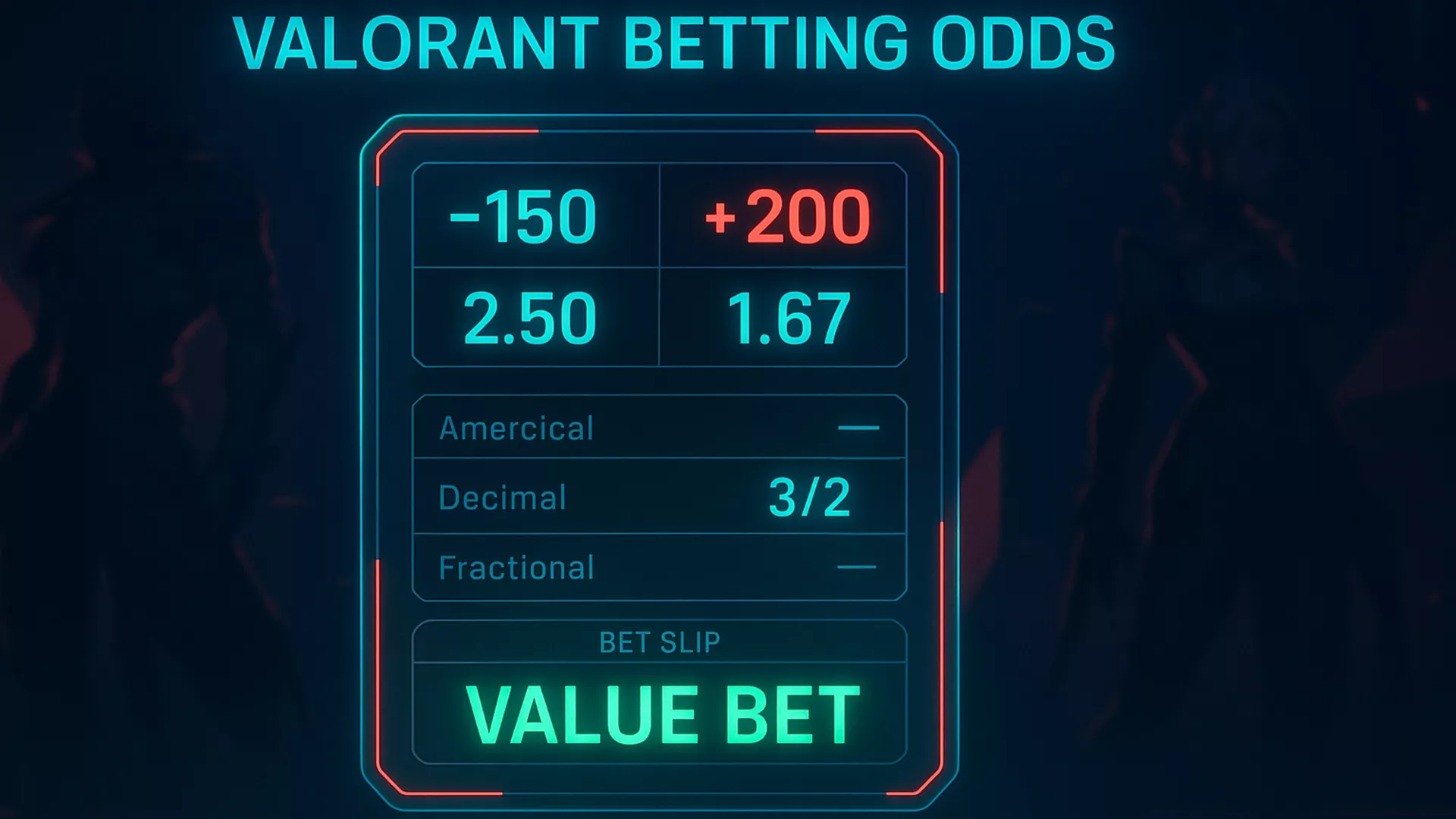 Valorant Betting Odds: Read, Compare, Convert Formats & Find Real Value